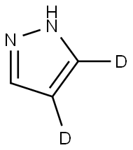 1H-pyrazole-4,5-d2 结构式