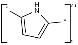 POLYPYRROLE, POLYMER-SUPPORTED, 20 WT. % DISPERSION IN WATER 结构式