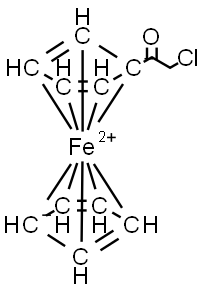 chloroacetylferrocene 结构式