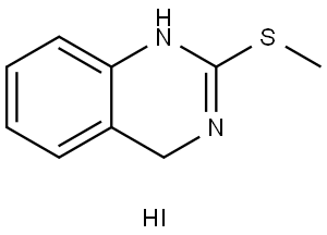 2-Methylthio-3,4-dihydroquinazoline, iodide 结构式