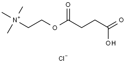 SUCCINYLMONOCHOLINE CHLORIDE 结构式