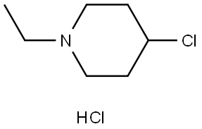 4-Chloro-N-ethylpiperidine hydrochloride 结构式