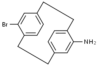 4-Amino-12-bromo[2.2]paracyclophane 结构式