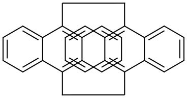 5,16[1',2']:8,13[1'',2'']-Dibenzenodibenzo[a,g]cyclododecene, 6,7,14,15-tetrahydro- 结构式