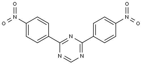 1,3,5-Triazine, 2,4-bis(4-nitrophenyl)- 结构式