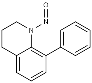 1-亚硝基-8-苯基-1,2,3,4-四氢喹啉 结构式