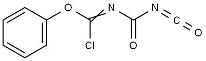 Carbonochloridimidic acid, (isocyanatocarbonyl)-, phenyl ester (9CI) 结构式