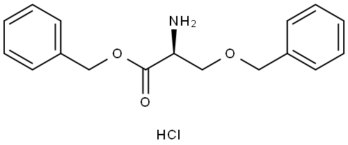 H-SER(BZL)-OBZL.HCL 结构式