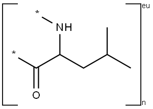 聚-D-亮氨酸 结构式