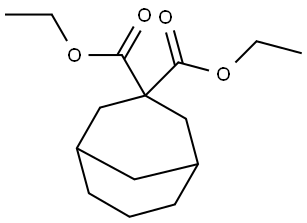 Bicyclo[3.3.1]nonane-3,3-dicarboxylic acid, 3,3-diethyl ester 结构式