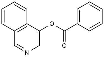 4-Isoquinolinol, 4-benzoate 结构式