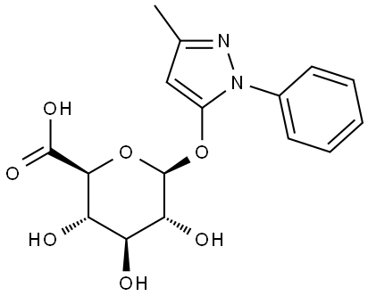 Edaravone Glucuronide 结构式