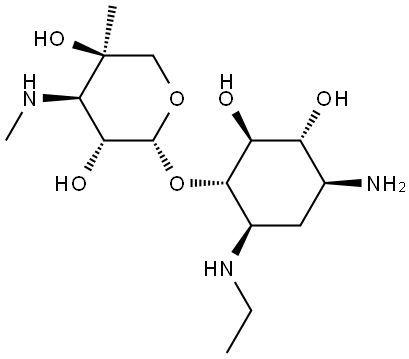 Etimicin Impurity 2 (Netilmicin EP Impurity B) 结构式