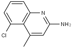 5-chloro-4-methylquinolin-2-amine 结构式