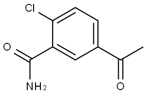 5-Acetyl-2-chlorobenzamide 结构式
