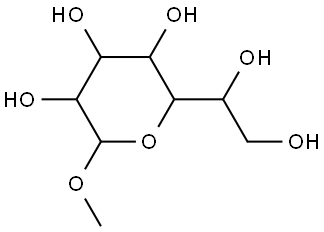 Heptopyranoside, methyl (9CI) 结构式