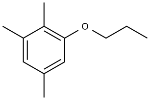 1,2,5-Trimethyl-3-propoxybenzene 结构式