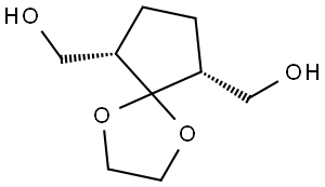 1,4-Dioxaspiro[4.4]nonane-6,9-dimethanol, (6R,9S)-rel- 结构式