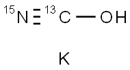 氰酸钾-13C 结构式