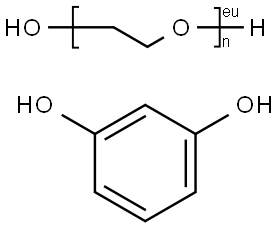 Α-氢-Ω-羟基-聚(氧-1,2-亚乙基)与1,3-苯二酚的醚化物 结构式