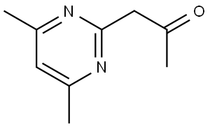 1-(4,6-Dimethyl-2-pyrimidinyl)-2-propanone 结构式