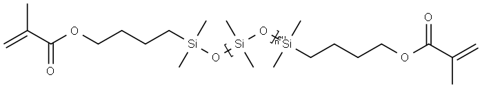 PDMS-25二甲基丙烯酸酯 结构式