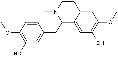 Cocculanorine (6CI,8CI) 结构式