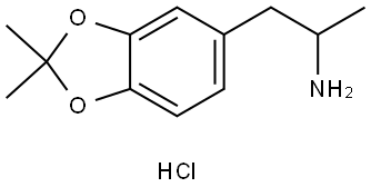 3,4-isopropylidinedioxyamphetamine 结构式