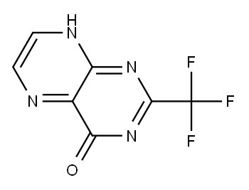 2-(trifluoromethyl)pteridin-4-ol 结构式