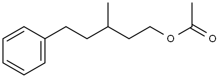 Benzenepentanol, γ-methyl-, 1-acetate 结构式