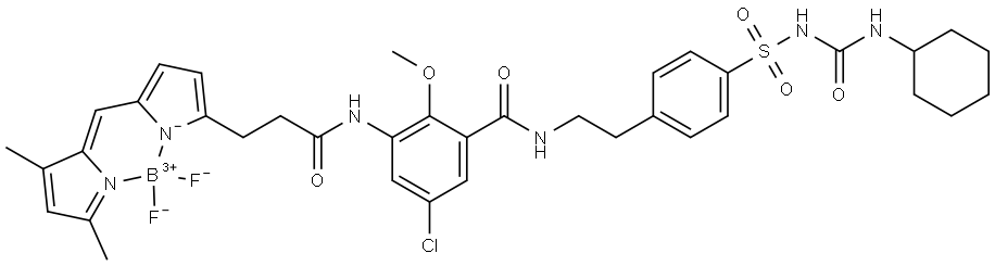 ER-TRACKER GREEN (内质网绿色荧光探针) 结构式