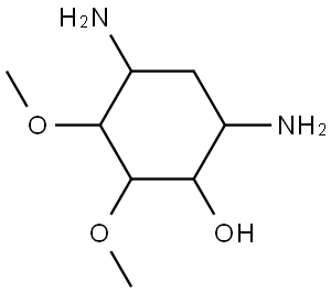 D-Streptamine, 2-deoxy-5,6-di-O-methyl- (9CI) 结构式