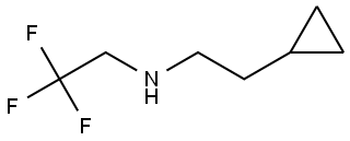 N-(2-cyclopropylethyl)-2,2,2-trifluoroethan-1-amine 结构式