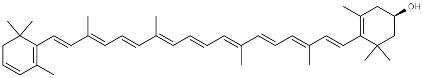 Anhydrolutein III 结构式