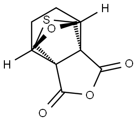 1H,3H-4,7-Epoxy-3a,7a-(methanothiomethano)isobenzofuran-1,3-dione, tetrahydro-, (3aR,4R,7S,7aS)-rel- 结构式