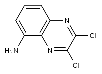 2,3-dichloroquinoxalin-5-amine 结构式