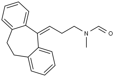 Formamide, N-[3-(10,11-dihydro-5H-dibenzo[a,d]cyclohepten-5-ylidene)propyl]-N-methyl- 结构式