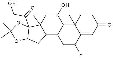 fludroxycortide 结构式