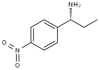 (1R)-1-(4-nitrophenyl)propan-1-amine 结构式