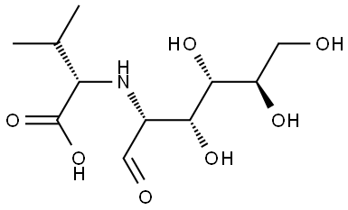 L-Valine, N-(2-deoxy-D-glucos-2-yl)- (9CI) 结构式