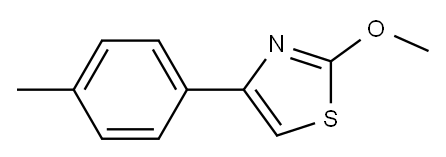 2-methoxy-4-(p-tolyl)thiazole 结构式