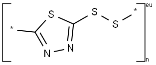 聚二巯基噻二唑 结构式