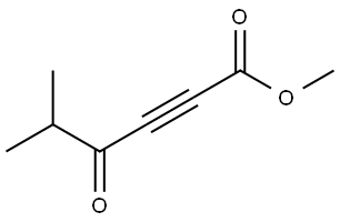 Methyl 5-methyl-4-oxo-2-hexynoate 结构式