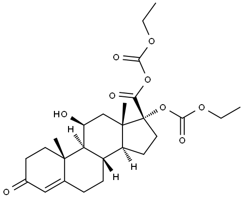 泼尼松龙杂质8 结构式