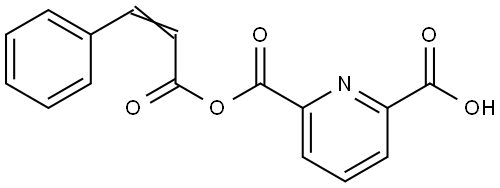 2,6-Pyridinedicarboxylic acid, anhydride with 3-phenyl-2-propenoic acid 结构式