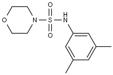 N-(3,5-Dimethylphenyl)-4-morpholinesulfonamide 结构式