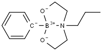 Tetrahydro-2-phenyl-6-propyl-4H-1,3,6,2-dioxazaborocine 结构式