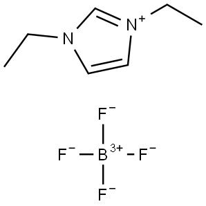 1,3-二乙基咪唑四氟硼酸盐 结构式