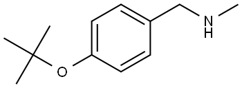 1-(4-(tert-butoxy)phenyl)-N-methylmethanamine 结构式