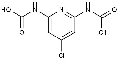 2,6-Pyridinedicarbamic acid, 4-chloro- 结构式